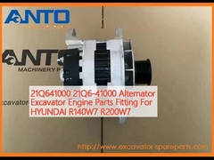 21Q641000 21Q6-41000 HYUNDAI R140W7 R200W7 के लिए उपयुक्त अल्टरनेटर एक्सकेवेटर इंजन पार्ट्स