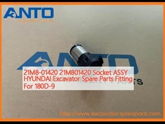 21M8-01420 21M801420 सोकेट ASSY HYUNDAI 180D-9 के लिए फिट एक्सकेवेटर स्पेयर पार्ट्स