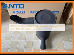 6751-11-5420 6751115420 मफ़लर कोमात्सु खुदाई करने वाले के स्पेयर पार्ट्स HB205-1 HB215LC-1 के लिए फिटिंग