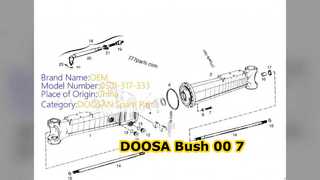 DOOSA खुदाई बुश 00-7- भाग
