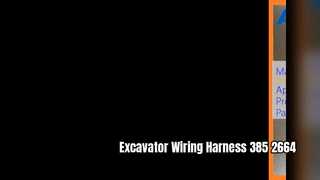 उत्खनन वायरिंग हार्नेस 385-2664 सी13 345डी