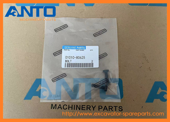 01010-80625 01010-30625 01010-50625 बोल्ट KOMATSU PC220LC-8 के लिए खुदाई मशीन स्पेयर पार्ट्स