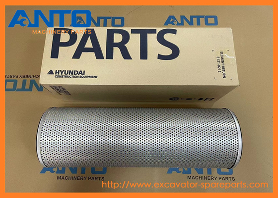 E131-0212 हाइड्रोलिक फिल्टर HYUNDAI R110-7 R140LC-7 के लिए खुदाई मशीन स्पेयर पार्ट्स