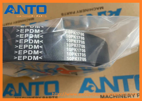 21620133 10PK1705 EC300D के लिए वी-रिब्ड बेल्ट खुदाई मशीन स्पेयर पार्ट्स ECR305C