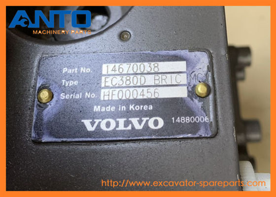 वोल्वो खुदाई करने वाले EC380D के लिए VOE14670038 14670038 मुख्य नियंत्रण वाल्व