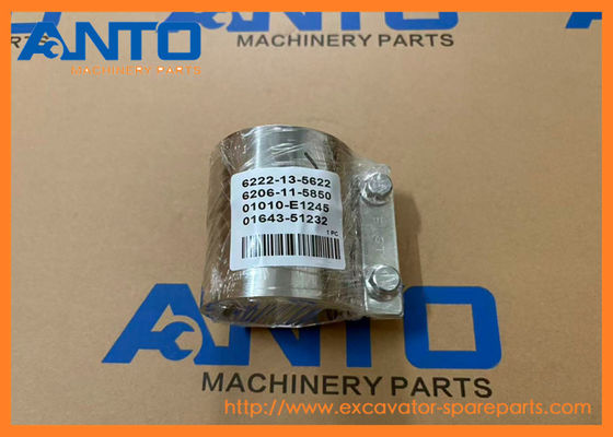 6222-13-5622 6206-11-5850 Clamp KOMATSU Excavator Engine Parts Fitting For SAA6D108E-2A-8